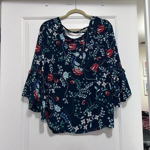 Counterparts floral blouse